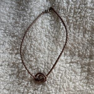 Braided Brown Necklace
